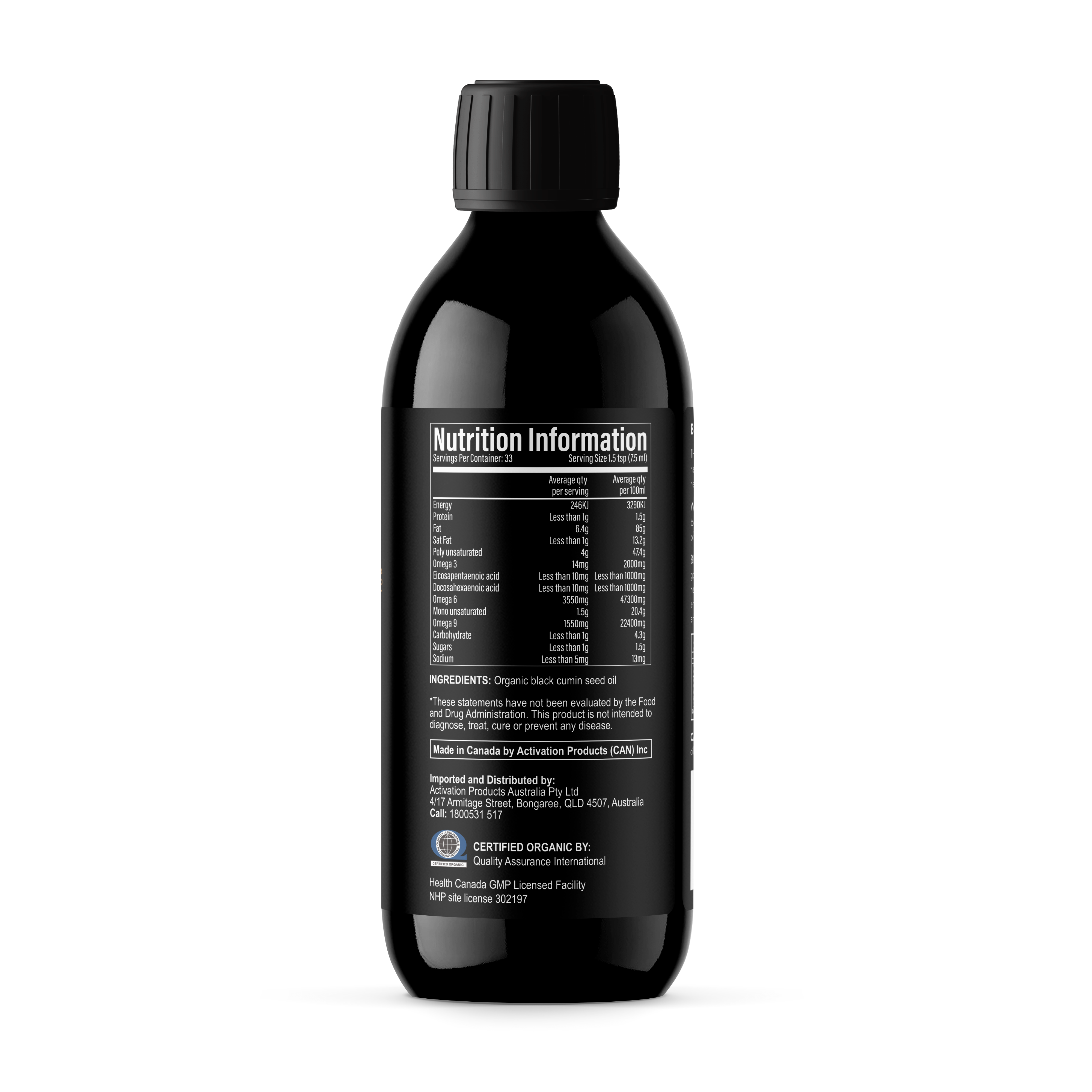 Perfect Press, Black Cumin Oil