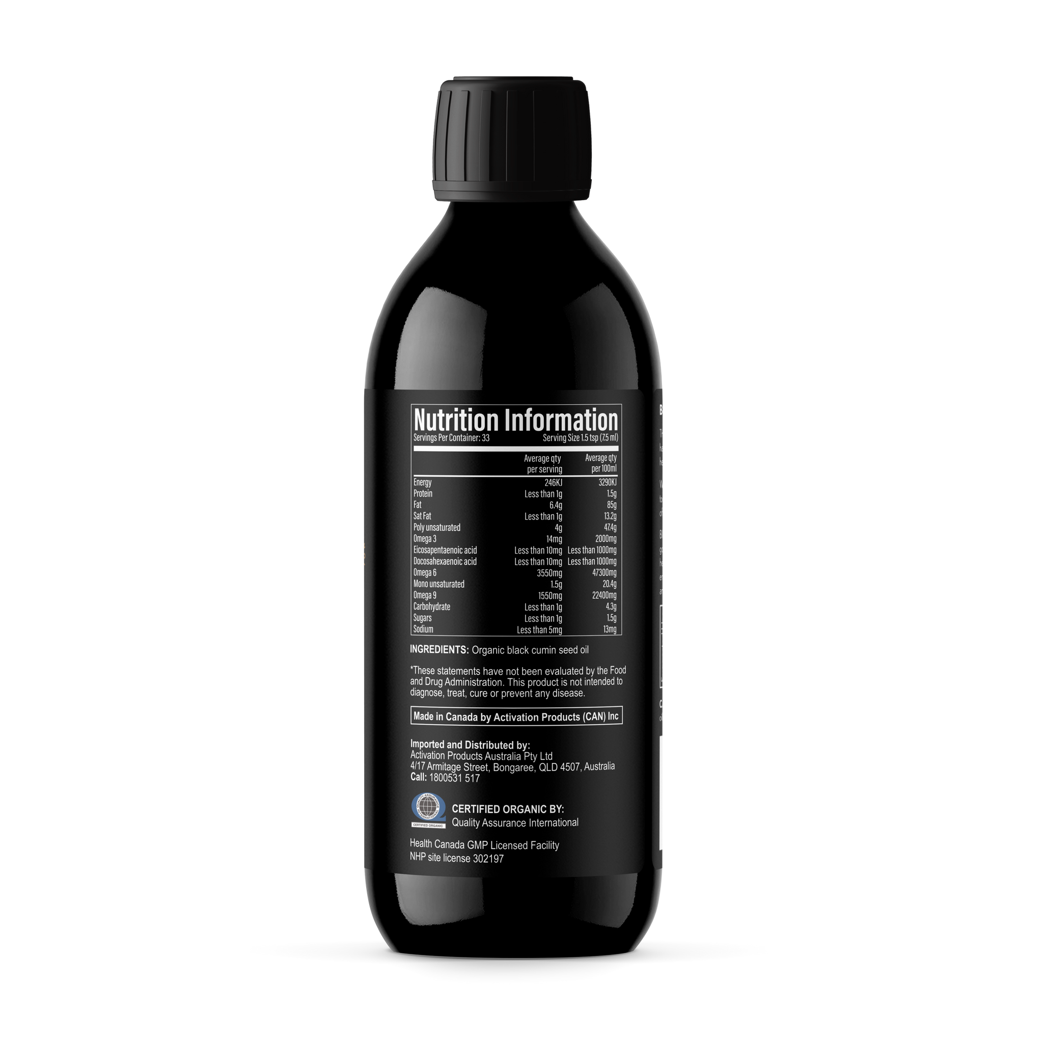 Perfect Press, Black Cumin Oil