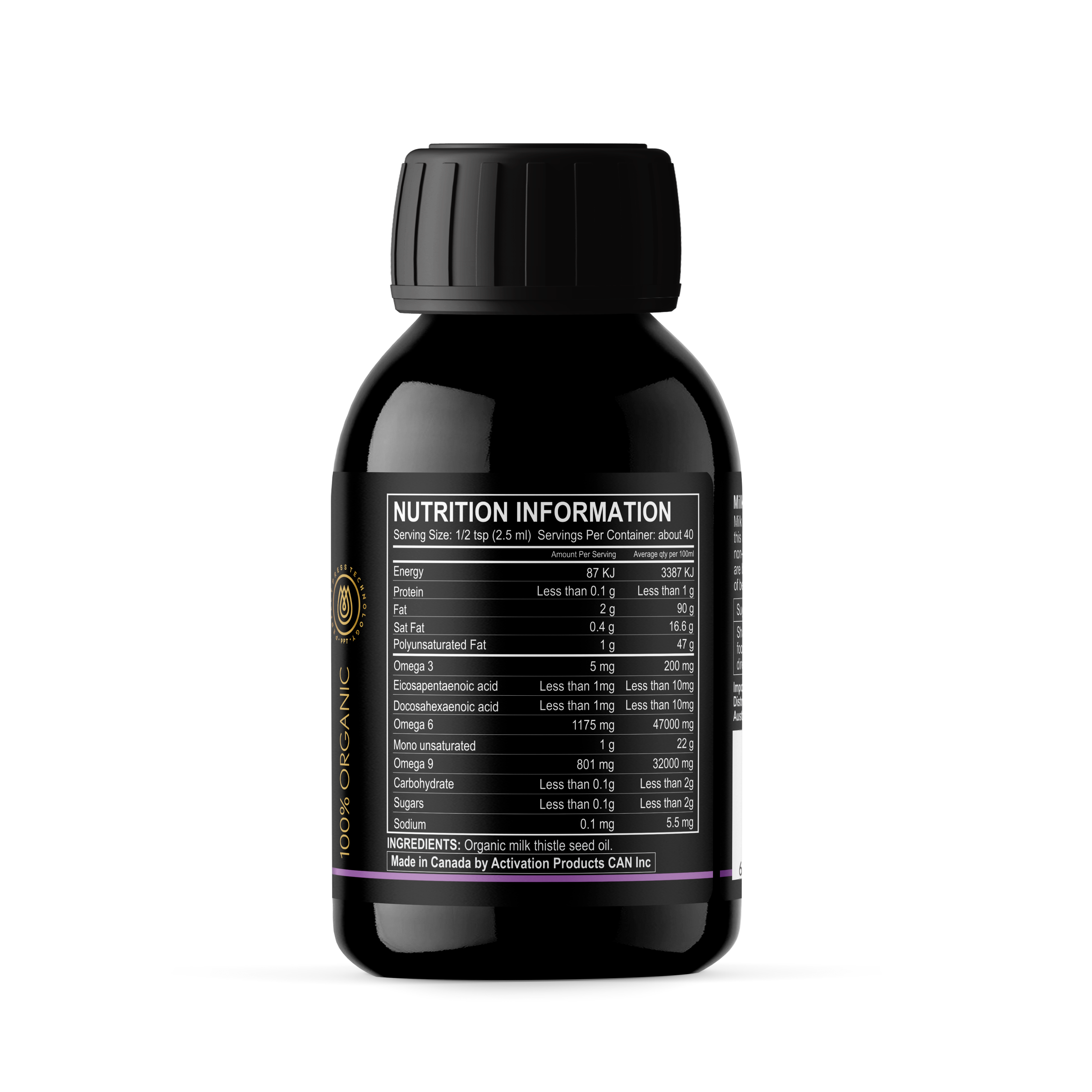 Perfect Press, Milk Thistle Oil