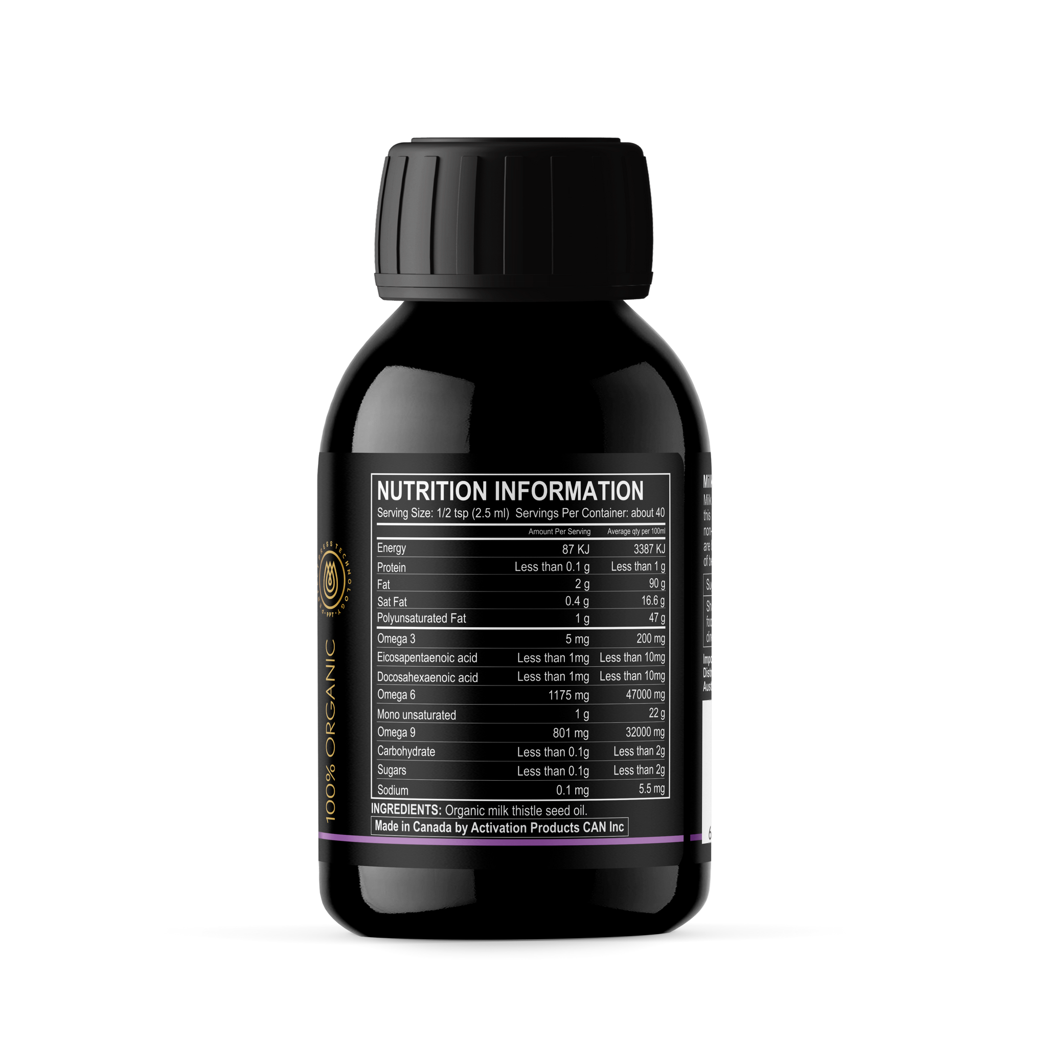 Perfect Press, Milk Thistle Oil